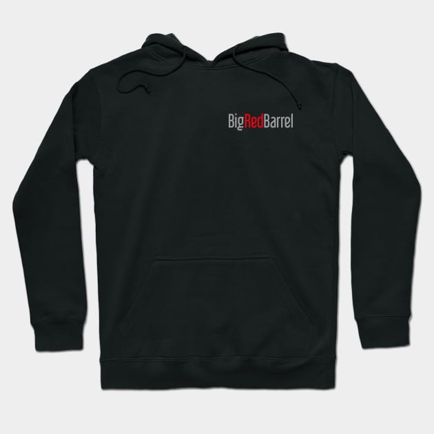 BRB Logo: Front & Back Hoodie by Big Red Barrel